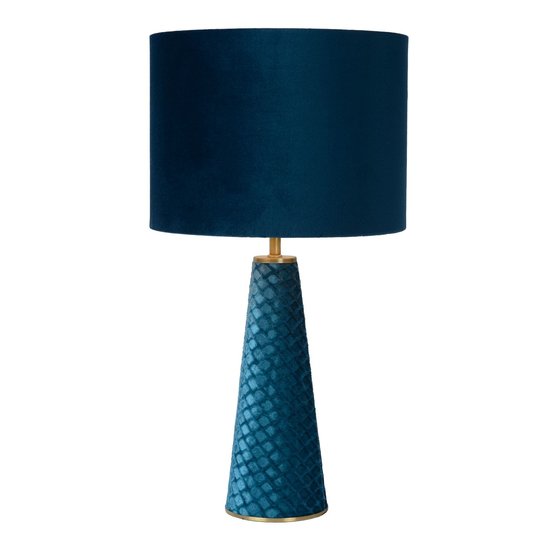 Besonders elegante türkisfarbene Tischlampe 25 cm E27