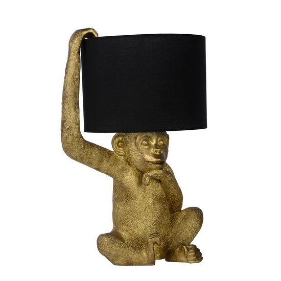 Chimpanzee black table lamp 30 cm E14