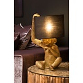 Chimpanzee black table lamp 30 cm E14