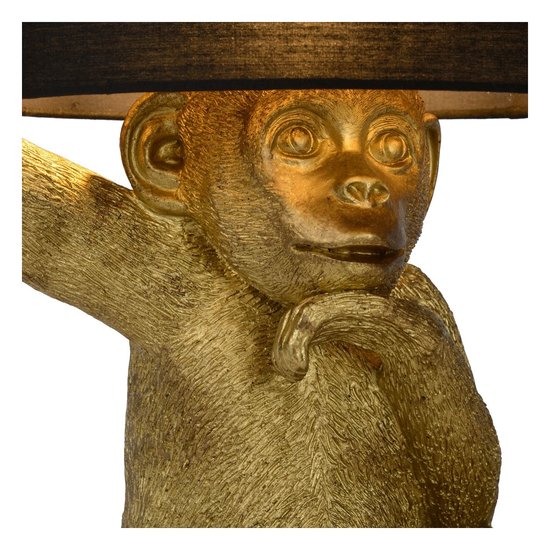 Chimpanzee black table lamp 30 cm E14