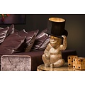 Gorilla black table lamp with hat 22.5 cm E14
