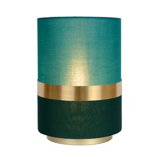 Petite lampe à poser rétro ronde verte 30 cm E27