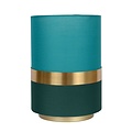 Retro round small green table lamp 30 cm E27