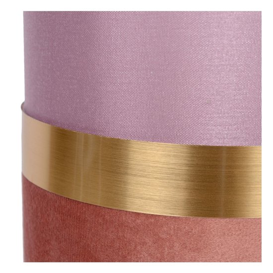 Retro round small pink table lamp 30 cm E27