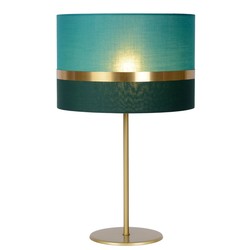Retro round large green table lamp 30 cm E27