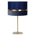 Retro round large blue table lamp 30 cm E27