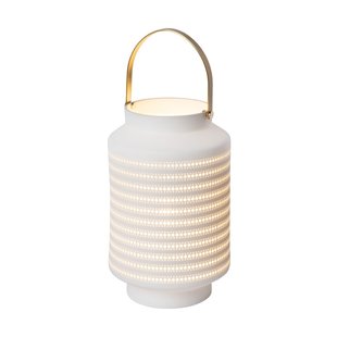 Lampe de table blanche de luxe rural 15,5 cm E14