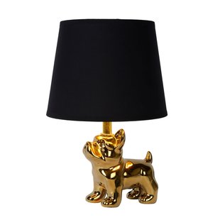 Bulldog goldene Tischlampe E14