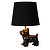 Bulldog schwarze Tischlampe E14