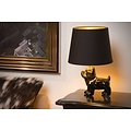 Bulldog black table lamp E14