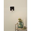 Modern black/matt gold dim-to-warm ceiling spot GU10