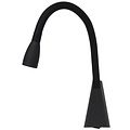 Simple black bedside lamp LED 1x3W 3000K