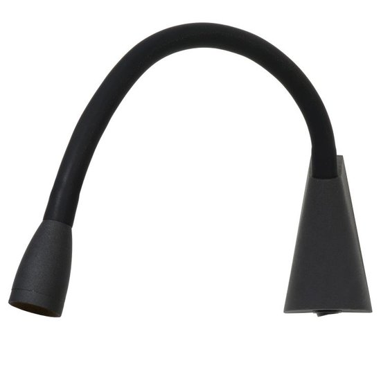 Simple black bedside lamp LED 1x3W 3000K
