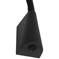 Simple black bedside lamp LED 1x3W 3000K