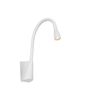 Simple white bedside lamp LED 1x3W 3000K