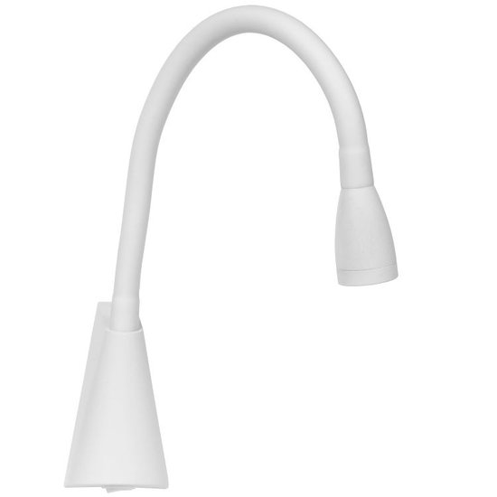 Lampe de chevet blanche simple LED 1x3W 3000K