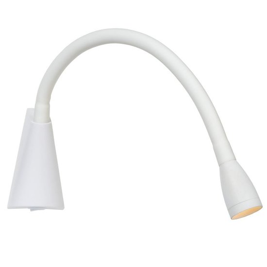Simple white bedside lamp LED 1x3W 3000K