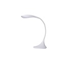 Elégante lampe de bureau blanche incurvée 6W dimmable 3000K