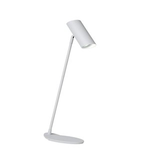 Elegante lámpara de escritorio fina blanca GU10