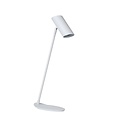 Elegante schlanke weiße Schreibtischlampe GU10