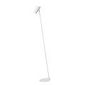 Elegant slim white reading lamp standing GU10