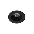 Rural recessed black recessed spot 9.1 cm round GU10