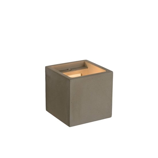 Beton taupe of witte gips wandlamp G9