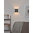 Beton taupe of witte gips wandlamp G9