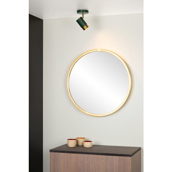 Warmer und moderner grüner Deckenspot 10 cm rund GU10