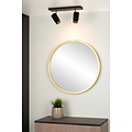 Warm and modern black ceiling spotlight 2xGU10
