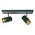 Warm and modern green ceiling spotlight 2xGU10