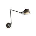 Rostbraune Wandleuchte im Vintage-Look E14 ausziehbar