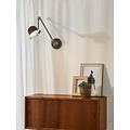 Rostbraune Wandleuchte im Vintage-Look E14 ausziehbar