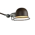 Rostbraune Wandleuchte im Vintage-Look E14 ausziehbar