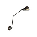Rostbraune Wandleuchte im Vintage-Look E14 ausziehbar