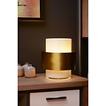 Retro matt Gold/Messing Tischlampe 20 cm E27