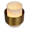 Retro matt Gold/Messing Tischlampe 20 cm E27