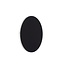 Runde schwarze Wandleuchte Kreis 15 cm LED 1x6W 3000K