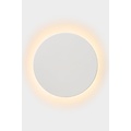 Round white wall lamp circle 15 cm LED 6W