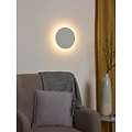 Aplique de pared grande blanco circulo 25 cm LED 1x8W 3000K