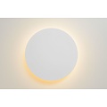Grote witte wandlamp cirkel 25 cm LED 1x8W 3000K