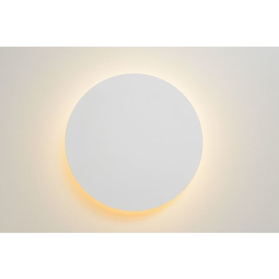 Große weiße Wandleuchte Kreis 25 cm LED 1x8W 3000K