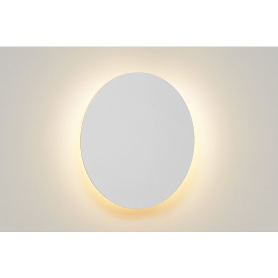 Grote witte wandlamp cirkel 25 cm LED 1x8W 3000K
