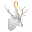 Reindeer-like white wall lamp E27