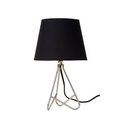 Lampe de table chromée raffinée 17 cm E14