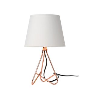 Refined copper table lamp 17 cm E14