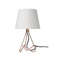 Lampe de table en cuivre raffiné 17 cm E14