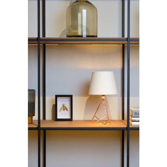 Refined copper table lamp 17 cm E14