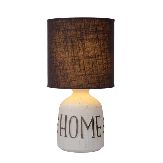 Lampe de table moderne en céramique blanche E14