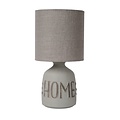 Modern ceramic gray table lamp E14